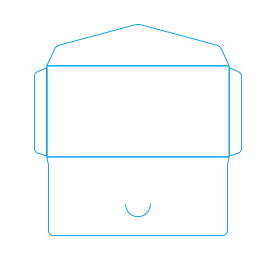 5號(hào)西式110x220x50mm尖角(帶插口)